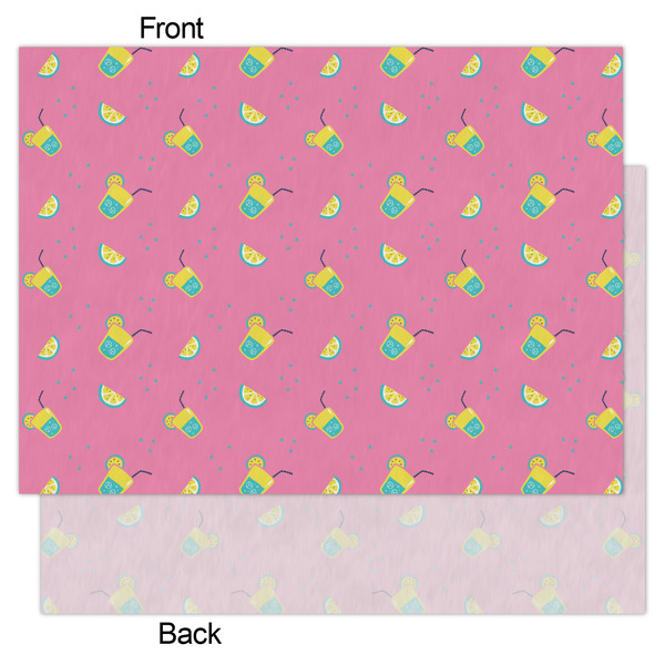 Summer Lemonade Tissue Paper - Heavyweight - Large - Front & Back