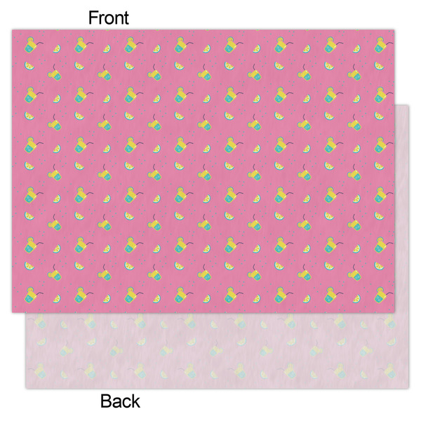 Summer Lemonade Tissue Paper - Lightweight - Large - Front & Back