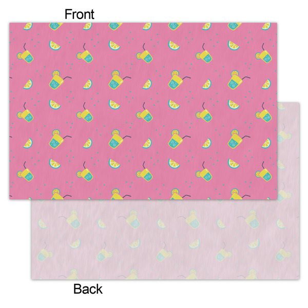 Summer Lemonade Tissue Paper - Lightweight - Small - Front & Back