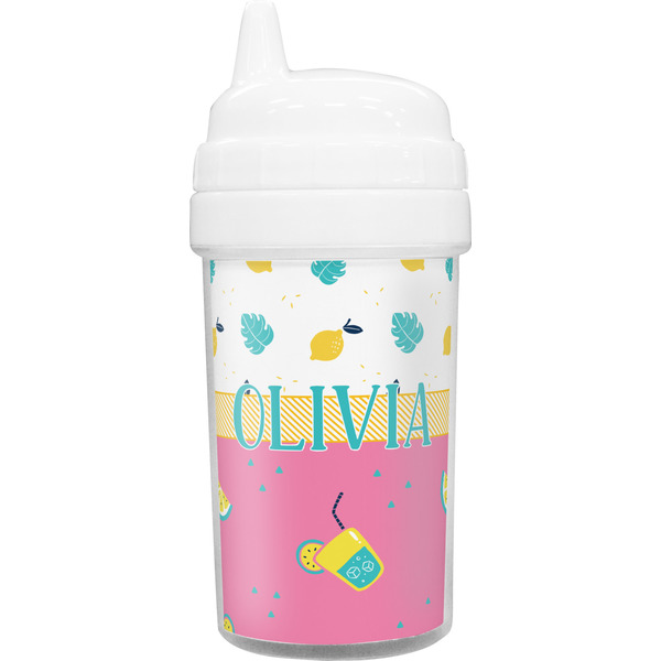 Custom Summer Lemonade Toddler Sippy Cup (Personalized)