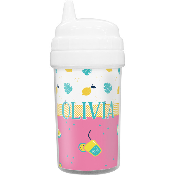 Custom Summer Lemonade Toddler Sippy Cup (Personalized)