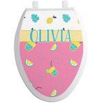 Summer Lemonade Toilet Seat Decal - Elongated (Personalized)