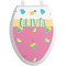 Summer Lemonade Toilet Seat Decal - Elongated (Personalized)
