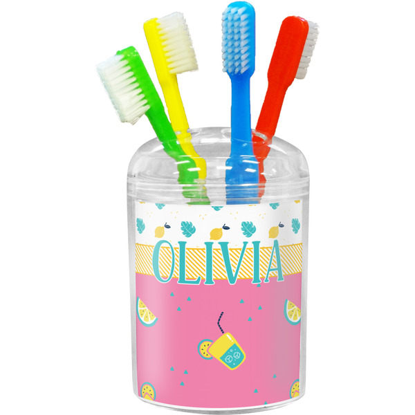 Custom Summer Lemonade Toothbrush Holder (Personalized)