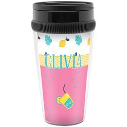 Summer Lemonade Acrylic Travel Mug without Handle (Personalized)