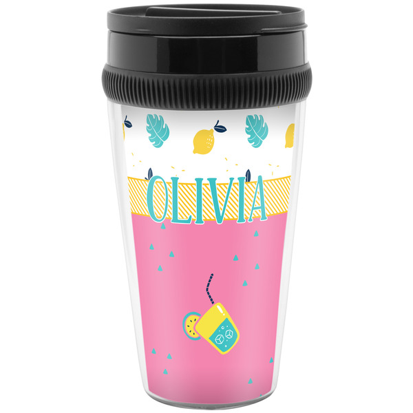 Custom Summer Lemonade Acrylic Travel Mug without Handle (Personalized)