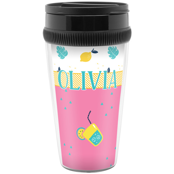 Custom Summer Lemonade Acrylic Travel Mug without Handle (Personalized)