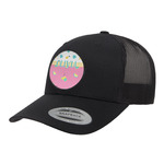 Summer Lemonade Trucker Hat - Black (Personalized)