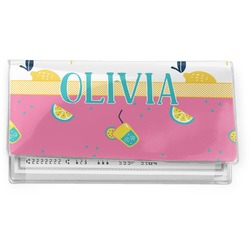 Summer Lemonade Vinyl Checkbook Cover (Personalized)