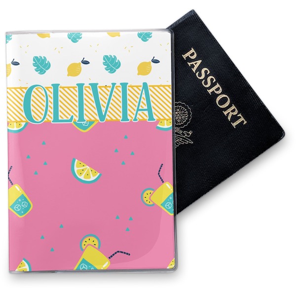 Custom Summer Lemonade Vinyl Passport Holder (Personalized)