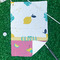 Summer Lemonade Waffle Weave Golf Towel - In Context