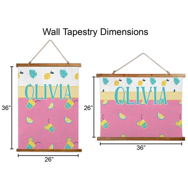 Summer Lemonade Wall Hanging Tapestries - Parent/Sizing