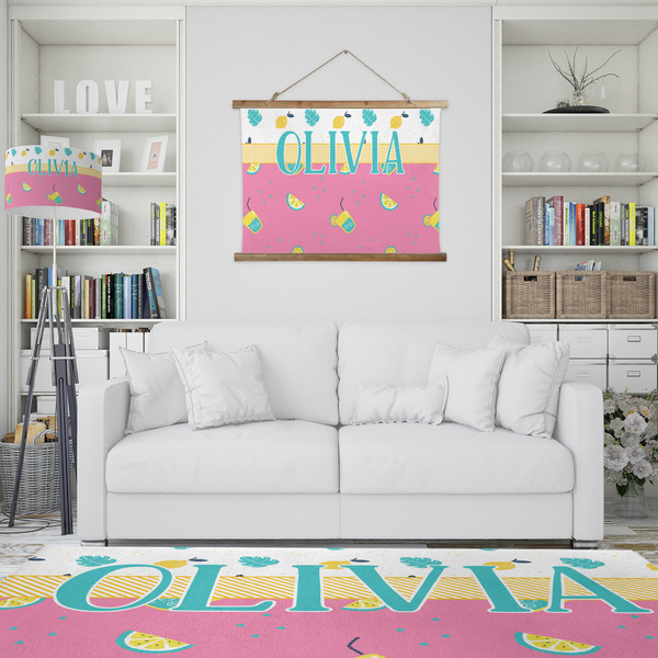Summer Lemonade Wall Hanging Tapestry - IN CONTEXT