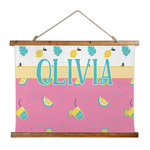 Summer Lemonade Wall Hanging Tapestry - Wide (Personalized)