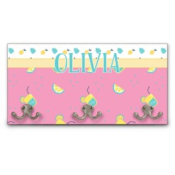 Summer Lemonade Wall Mounted Coat Rack (Personalized)