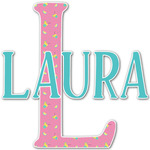 Summer Lemonade Name & Initial Decal - Up to 18"x18" (Personalized)