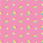 Summer Lemonade Wallpaper & Surface Covering (Water Activated 24"x 24" Sample)