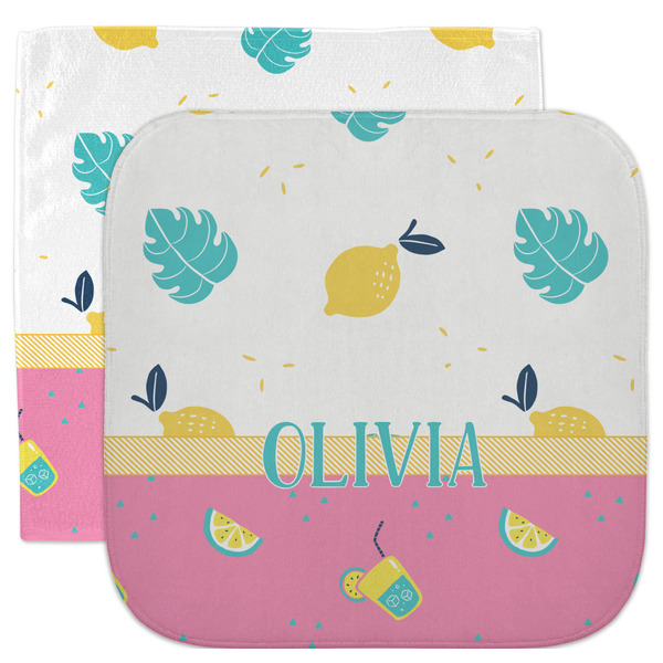 Custom Summer Lemonade Facecloth / Wash Cloth (Personalized)