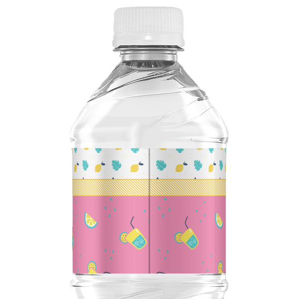Summer Lemonade Water Bottle Label - Back View