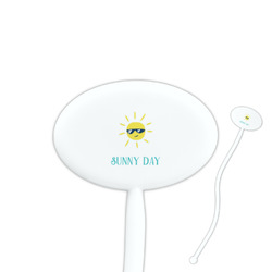 Summer Lemonade Oval Plastic Stir Sticks (Personalized)