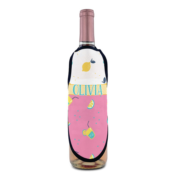 Summer Lemonade Wine Bottle Apron - IN CONTEXT
