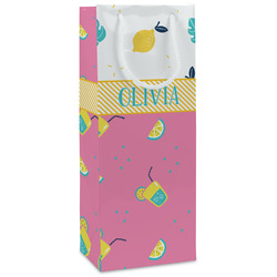 Summer Lemonade Wine Gift Bags - Gloss (Personalized)