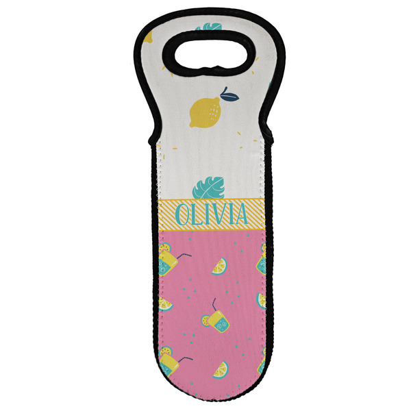 Custom Summer Lemonade Wine Tote Bag (Personalized)