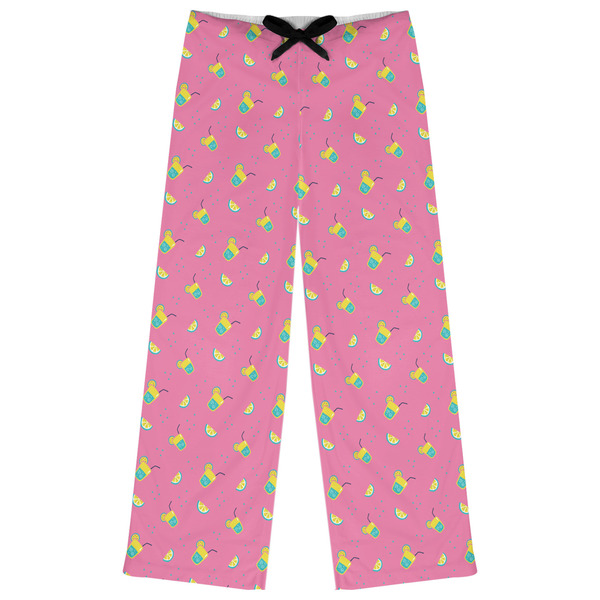 Custom Summer Lemonade Womens Pajama Pants - XS