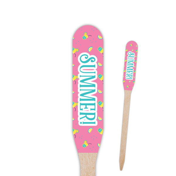 Custom Summer Lemonade Paddle Wooden Food Picks (Personalized)