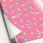 Summer Lemonade Wrapping Paper Sheets - Single-Sided - 20" x 28" (Personalized)