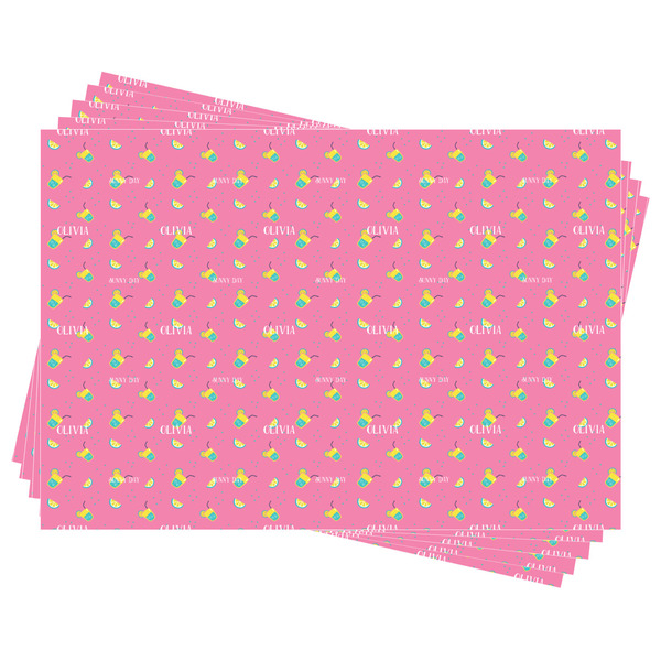 Summer Lemonade Wrapping Paper - Front & Back - Sheets Approval