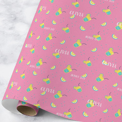 Summer Lemonade Wrapping Paper Roll - Large - Matte (Personalized)