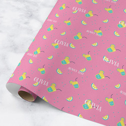Summer Lemonade Wrapping Paper Roll - Medium - Matte (Personalized)