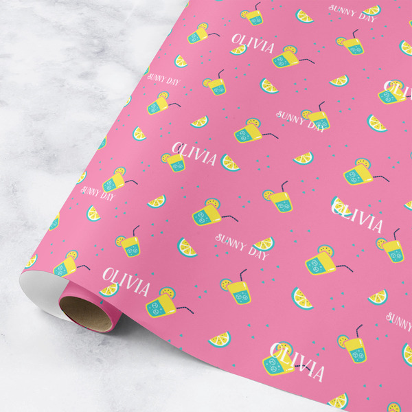 Custom Summer Lemonade Wrapping Paper Roll - Small (Personalized)