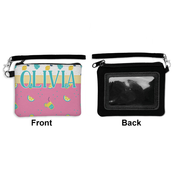 Summer Lemonade Wristlet ID Cases - Front & Back