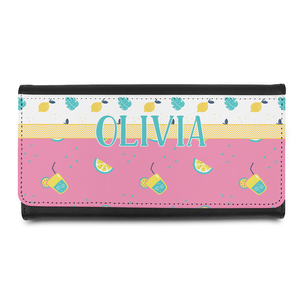 Custom Summer Lemonade Leatherette Ladies Wallet (Personalized)