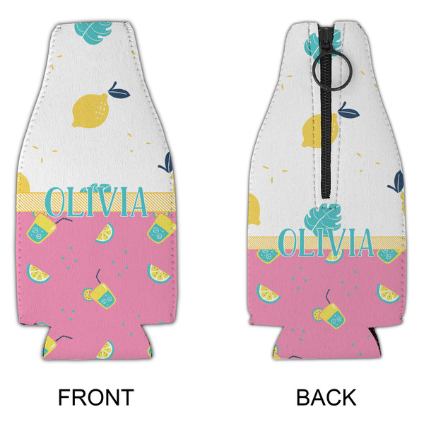 Summer Lemonade Zipper Bottle Cooler - APPROVAL