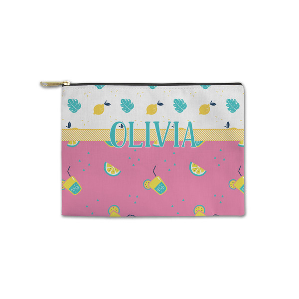 Custom Summer Lemonade Zipper Pouch - Small - 8.5"x6" (Personalized)