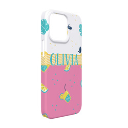 Summer Lemonade iPhone Case - Plastic - iPhone 13 (Personalized)