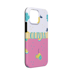 Summer Lemonade iPhone Case - Rubber Lined - iPhone 13 Mini (Personalized)