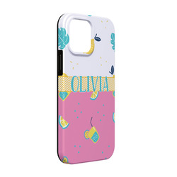 Summer Lemonade iPhone Case - Rubber Lined - iPhone 13 (Personalized)