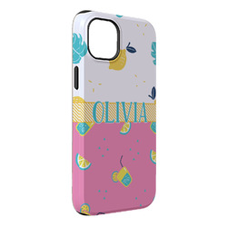 Summer Lemonade iPhone Case - Rubber Lined - iPhone 14 Pro Max (Personalized)