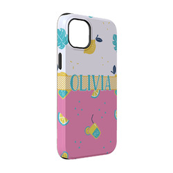 Summer Lemonade iPhone Case - Rubber Lined - iPhone 14 (Personalized)