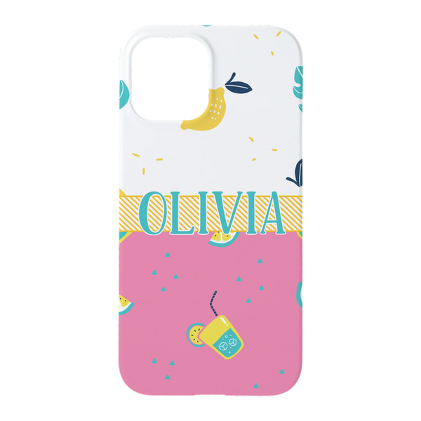 Summer Lemonade iPhone 15 Pro Case - Back