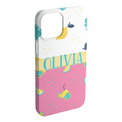 Summer Lemonade iPhone Case - Plastic (Personalized)