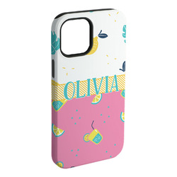 Summer Lemonade iPhone Case - Rubber Lined (Personalized)