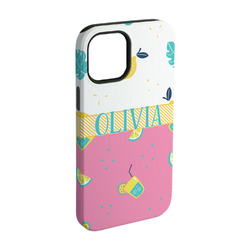 Summer Lemonade iPhone Case - Rubber Lined - iPhone 15 (Personalized)
