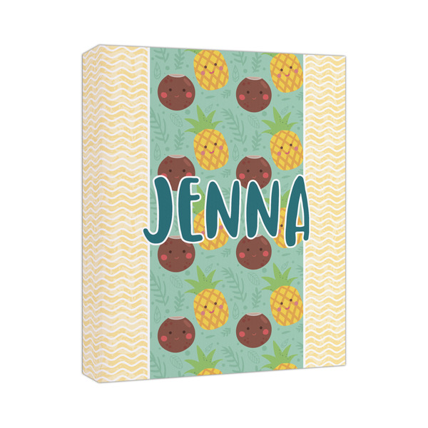 Custom Pineapples and Coconuts Canvas Print (Personalized)