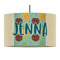 Pineapples and Coconuts 12" Drum Lampshade - PENDANT (Fabric)