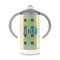 Pineapples and Coconuts 12 oz Stainless Steel Sippy Cups - FRONT